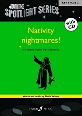Nativity Nightmares!: Junior Spotlight Series - By Sheila Wilson Cover