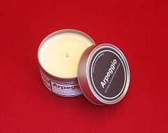 Arpeggio Vanilla and Orange Scented Candle in a Tin