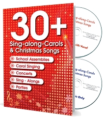 30+ Sing-along Carols and Christmas Songs - With 2 Backing/2 Vocal CDs + Music/Lyric Booklet