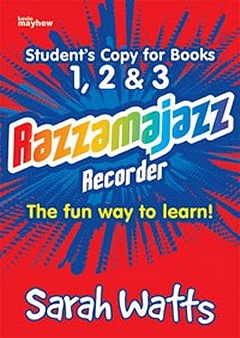 Razzamajazz Recorder - Student Books 1, 2 And 3 - Sarah Watts