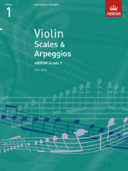 ABRSM Violin Scales And Arpeggios Grade 1 From 2012 Sheet Music