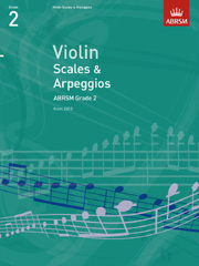 ABRSM Violin Scales And Arpeggios Grade 2 From 2012 Sheet Music