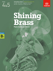 ABRSM Shining Brass Book 2 B Flat Piano Accompaniments Grades 4 5 Sheet Music