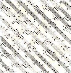 20 Pack of Sheet Music Design 33cm Paper Napkins