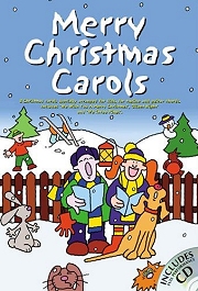 Merry Christmas Carols - Book and CD Cover