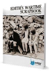 Edith's Wartime Scrapbook - By Mick Riddell Cover