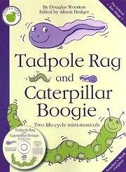 Tadpole Rag and Caterpillar Boogie (Book and CD) - Douglas Wootton Cover
