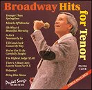 Pocket Songs Backing Tracks CD - Broadway Hits for Tenor Cover