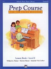 Alfred's Basic Piano Library - Prep Course Level E Cover