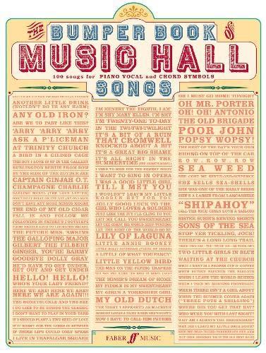 Bumper Book Of Music Hall Songs 100 Songs For Piano And Vocal With Chord Symbols 0571532225 Dotdismus Lately i just spent a week with my old aunt brown, came up to see the wond'rous sights of famous london town. bumper book of music hall songs 100