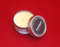 Arpeggio Vanilla And Orange Scented Candle in a Tin