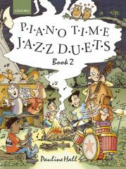 Pauline Hall Piano Time Jazz Duets Book 2 Piano Duet Sheet Music Cassette