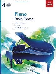 Piano Exam Pieces 2019 and 2020 and CD - Grade 4