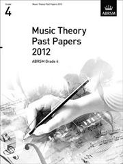 ABRSM Theory Of Music Exams 2012: Test Paper - Grade 4. Sheet Music