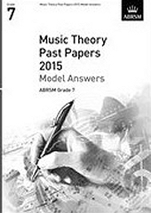 ABRSM Theory Of Music Exam Model Answers 2015 Grade 7 Sheet Music