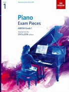 ABRSM Piano Exam Pieces 2017 2018 Grade 1 Book Only Sheet Music