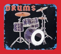 Mouse Mat Drum Kit Set