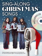 Sing Along Christmas Songs Book And CD PVG Sheet Music CD