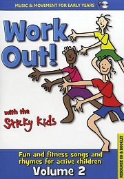 Sticky Kids - Work Out! Volume 2 (CD) Cover