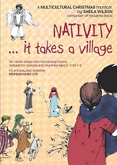 Nativity ... it takes a village - By Sheila Wilson Cover